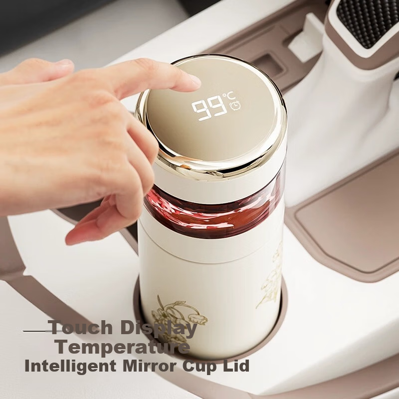 Vanow Insulated Mug with Tea Infuser Ceramic Inner, Tea Cup for Graduation Seaso...