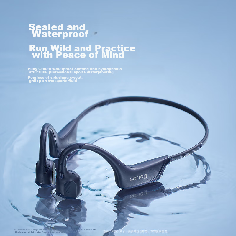 SANAG Saina B21 Bone Conduction Headphones Bluetooth, Sports Earphones, Open-Sty...