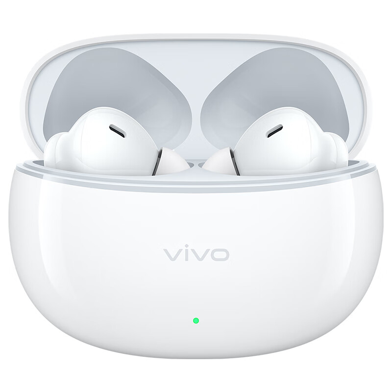 Vivo TWS 3e, Bright White, Immersive Surround Sound, 44H Ultra-Long Battery Life...