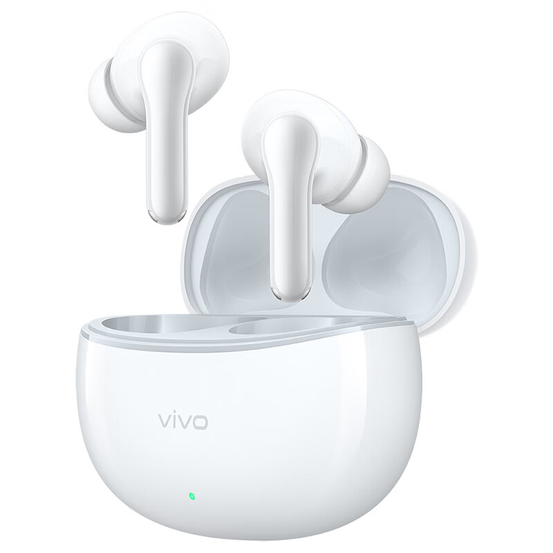 Vivo TWS 3e, Bright White, Immersive Surround Sound, 44H Ultra-Long Battery Life...