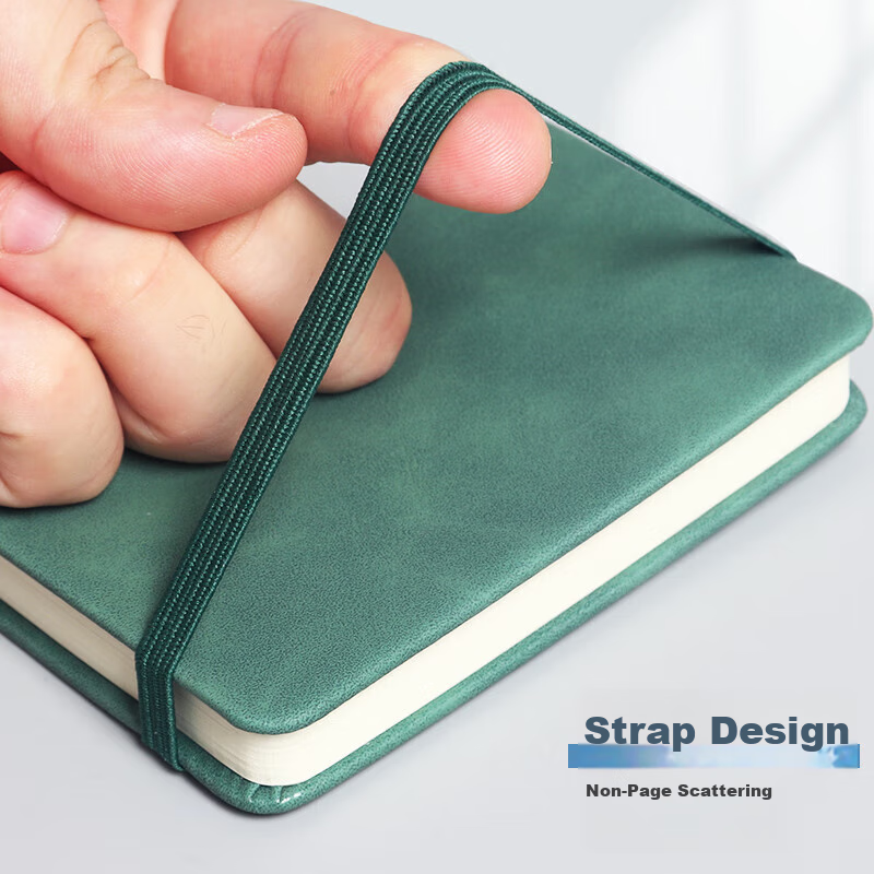 XUCHEN Portable A7/96 Sheets Snow White Pocket Notebook, Mini Student Journal, S...