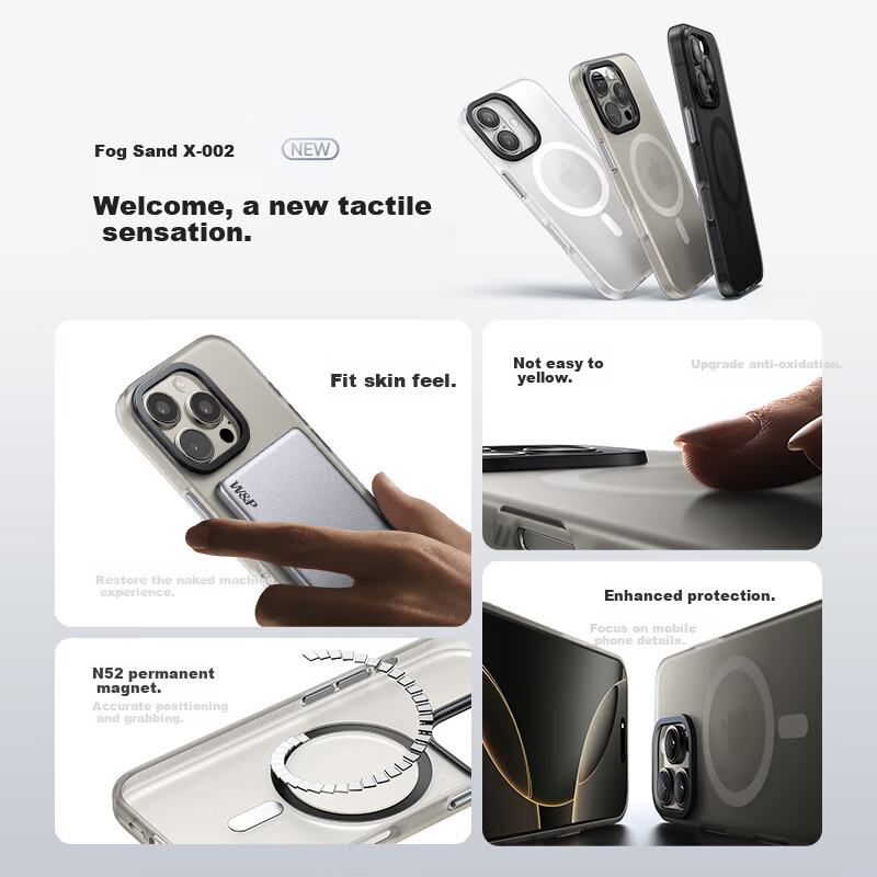 W&P [USA] Apple 16 Phone Case iPhone 16 Protective Cover Magnetic Charging Full...