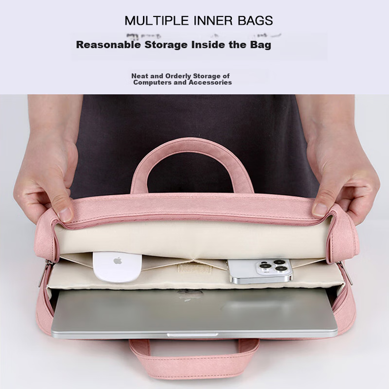 BRINCH 15.6/16 Inch Laptop Bag for Women, Suitable for Apple, Xiaomi, Huawei, Bu...