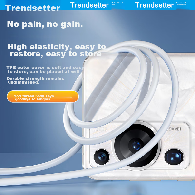 Trendsetter Compatible with Huawei Data Cable, 6A Charging Cable, 100W 80W 66W 4...