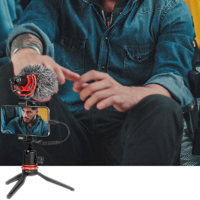 BOYA BY-MM1+ Super-Cardioid Shotgun Microphone for Camera and Smartphone Live St...