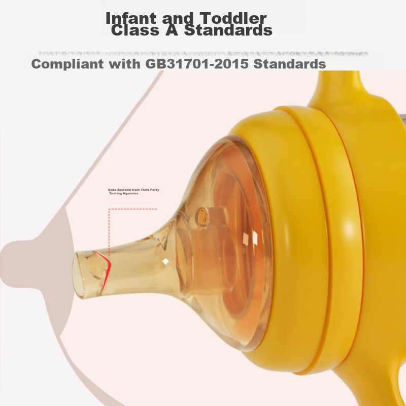 COOKSS Beiqin Bottle Straw Accessory, Suitable for Beiqin Bottles, Wide-Neck Bab...