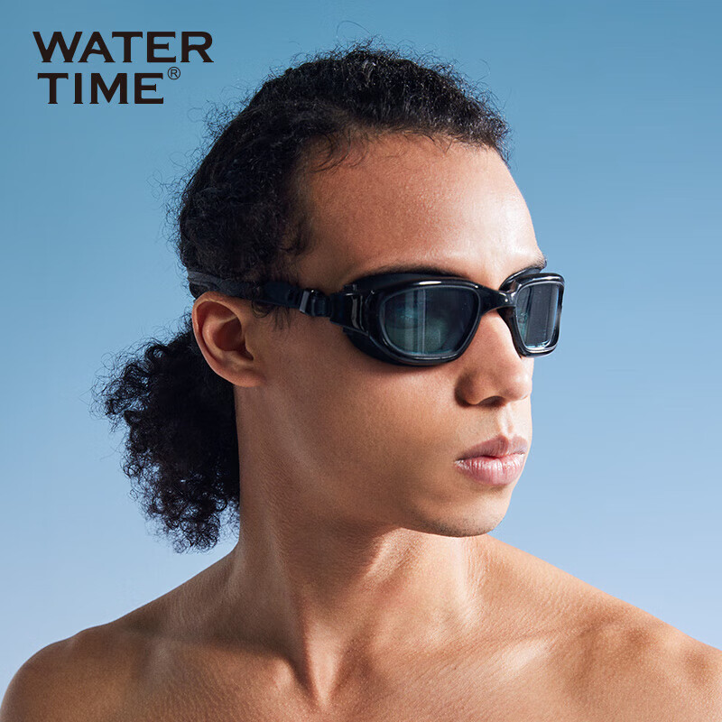WATERTIME/Shuichuan Swimming Goggles, Anti-Fog, High-Definition, Large Frame, fo...