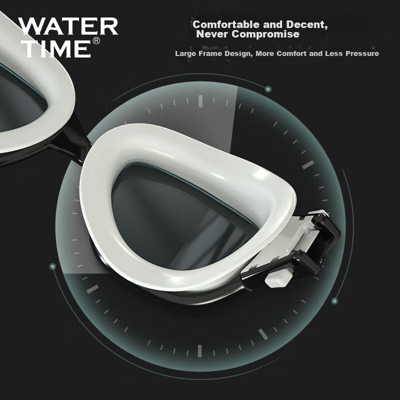 WATERTIME/Shuichuan Swimming Goggles, Anti-Fog, High-Definition, Large Frame, fo...