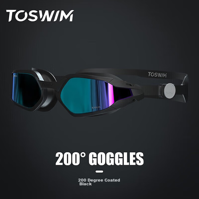 TOSWIM Myopia Swimming Goggles for Men And Women, High-Definition Anti-Fog Water...