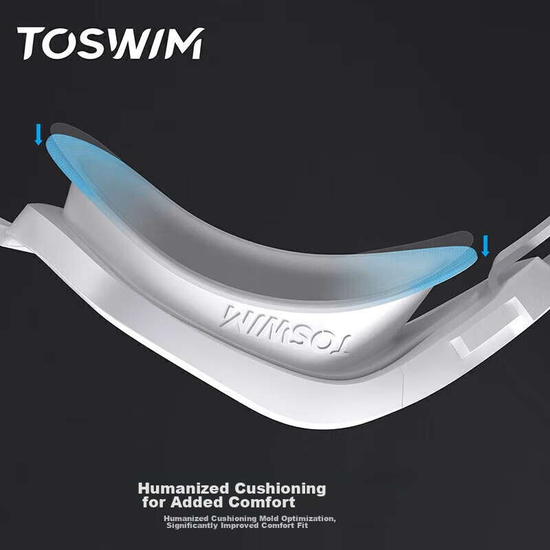TOSWIM Myopia Swimming Goggles for Men And Women, High-Definition Anti-Fog Water...