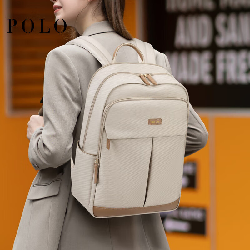 POLO Backpack for Women, Large Capacity, 14/15.6-Inch Laptop Bag, Business Trave...
