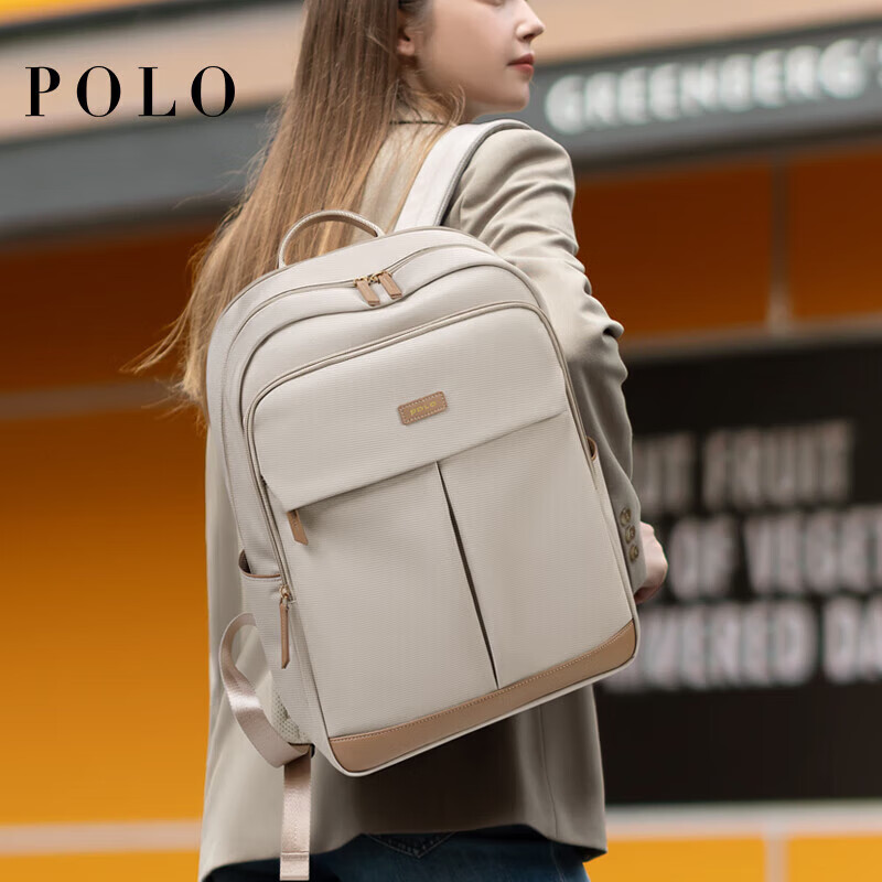 POLO Backpack for Women, Large Capacity, 14/15.6-Inch Laptop Bag, Business Trave...