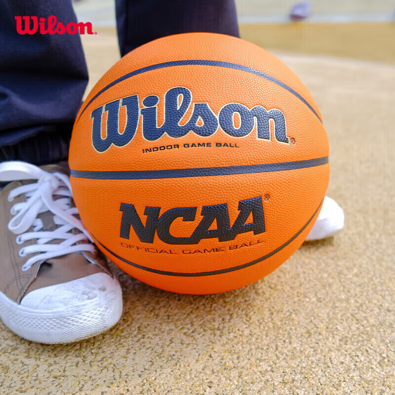 Wilson NCAA Official Competition Ball EVO NXT, Full-Size Indoor Microfiber Baske...