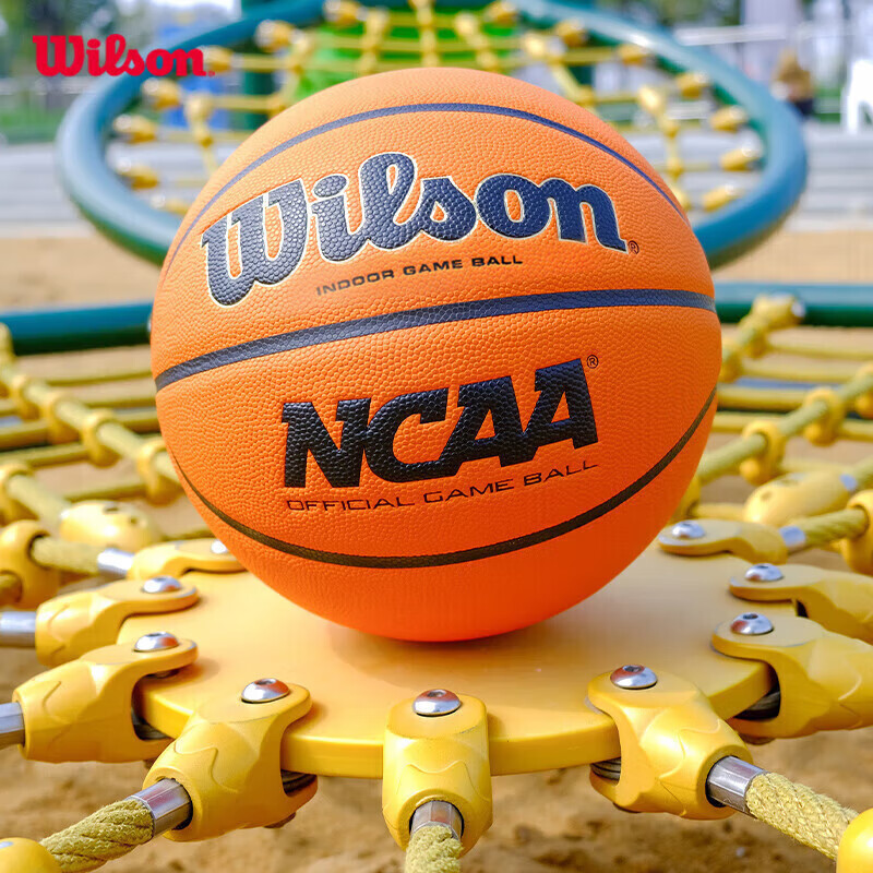 Wilson NCAA Official Competition Ball EVO NXT, Full-Size Indoor Microfiber Baske...