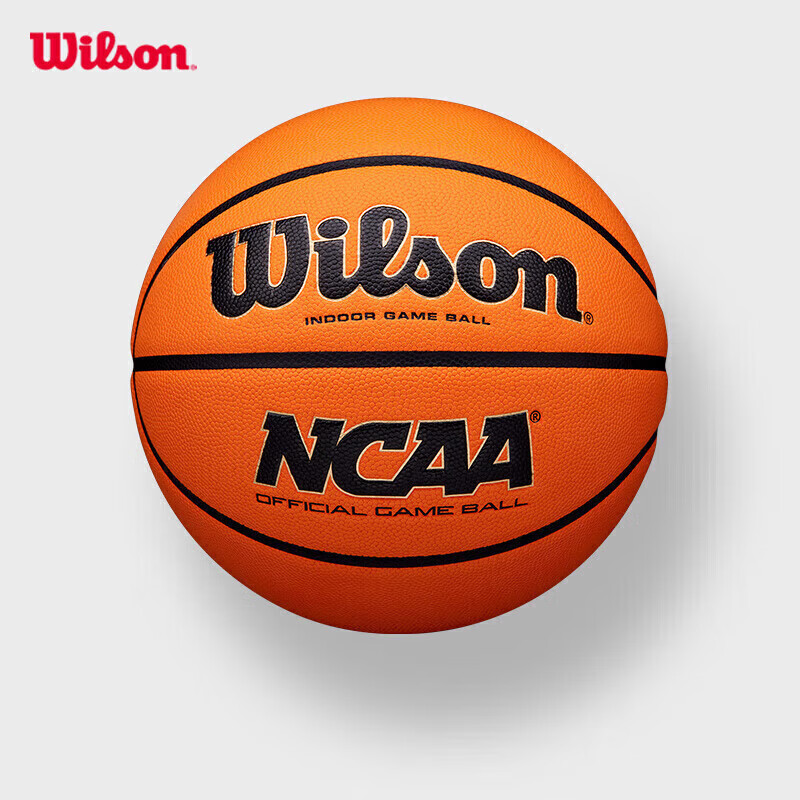 Wilson NCAA Official Competition Ball EVO NXT, Full-Size Indoor Microfiber Baske...