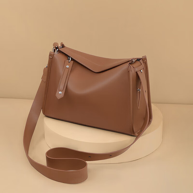 Viney Women's Handbag, Cowhide Pillow Bag, Luxury Brand Crossbody Shoulder Bag,...