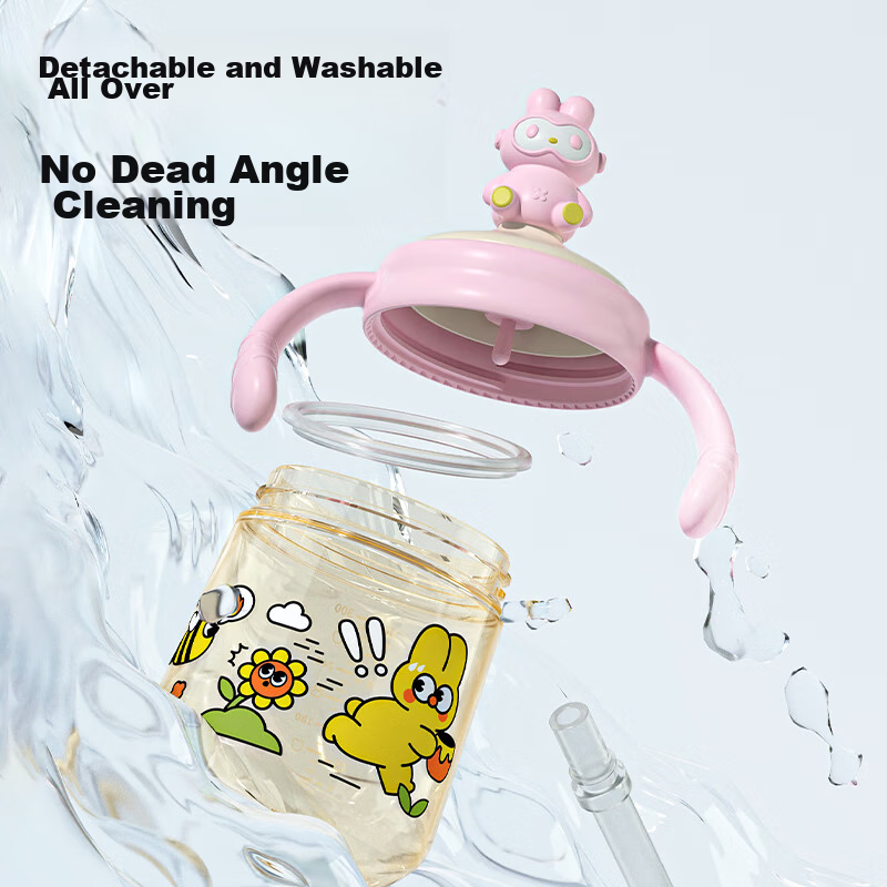 COOKSS Children's Milk Cup, Training Cup, Direct Drinking Cup, Baby Water Cup, S...