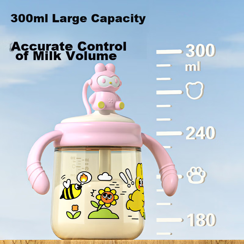 COOKSS Children's Milk Cup, Training Cup, Direct Drinking Cup, Baby Water Cup, S...