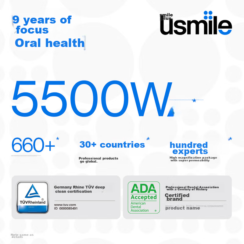 Usmile Electric Toothbrush Heads for Adults, New Generation Shock-Absorbing Toot...