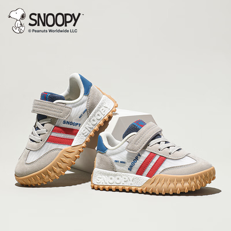 SNOOPY Boys' Sports Shoes, Autumn Wear-Resistant Running Shoes, Elementary Schoo...