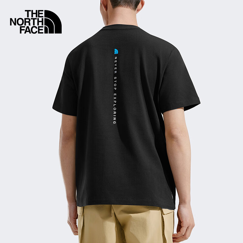 The North Face Men's Short Sleeve T-Shirt Outdoor Comfortable Breathable 8D7C Bl...