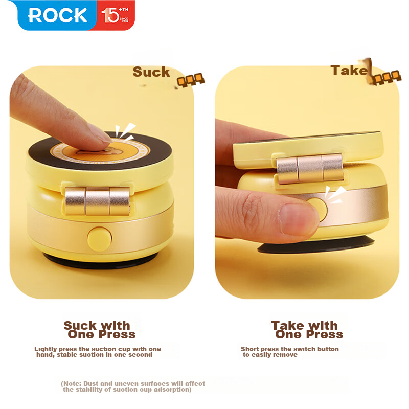 ROCK Crayon Shin-Chan Electric Suction Cup Magnetic Phone Holder, Car Navigation...