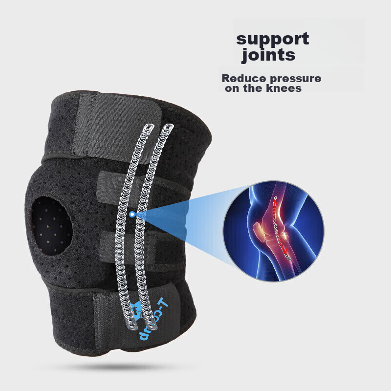 TMT Sports Knee Brace, Basketball Knee Support, Summer Meniscus Protection, Pate...