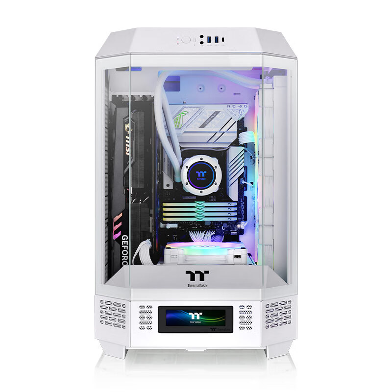 Thermaltake (Tt) The Tower 300 Seaside View Case, Computer Tower, White (Matx Mo...