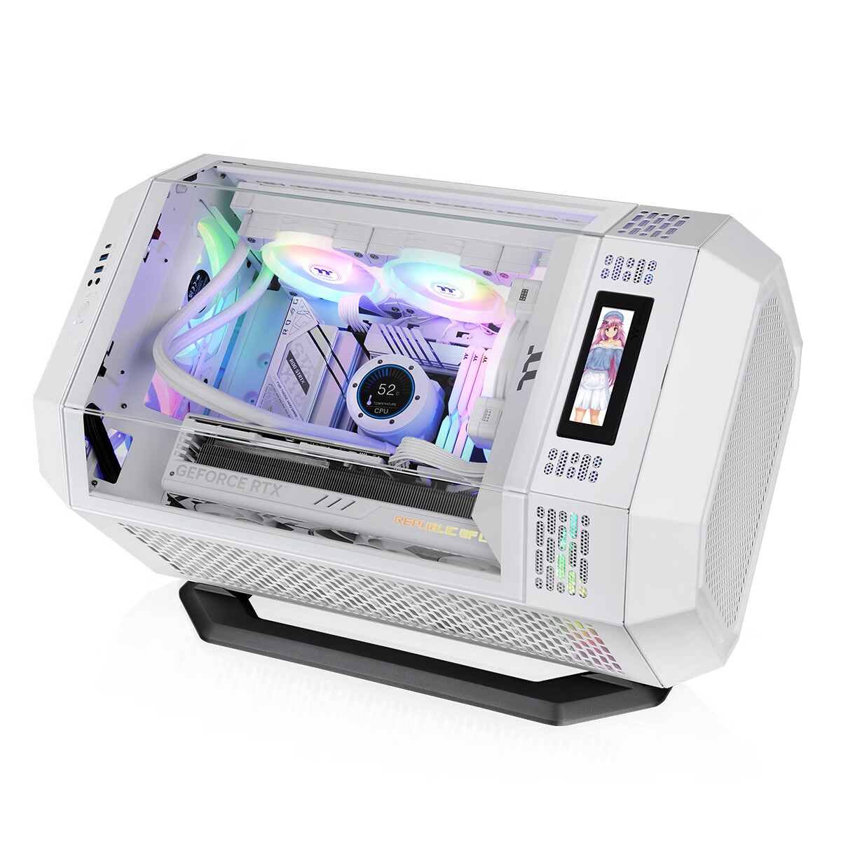 Thermaltake (Tt) The Tower 300 Seaside View Case, Computer Tower, White (Matx Mo...