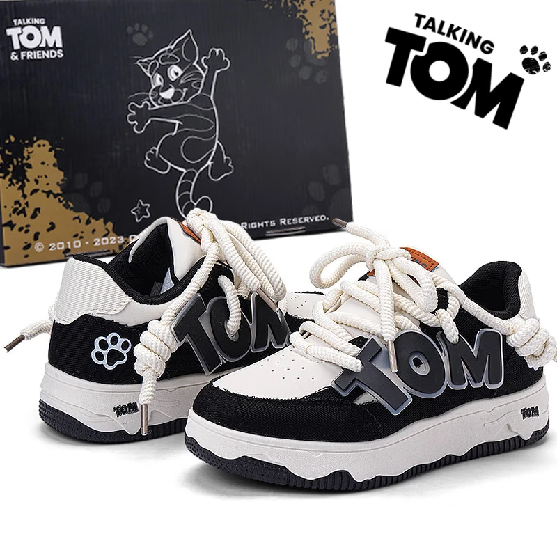 TALKING TOM Canvas Shoes for Men And Women, Autumn And Winter Casual Low-Top Sne...