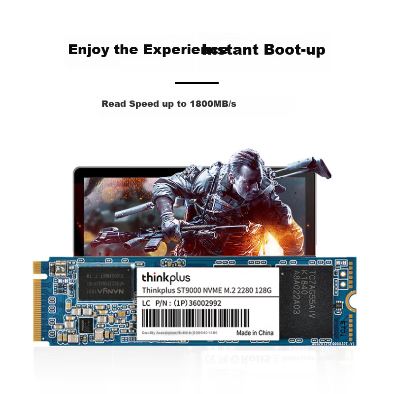 ThinkPlus Lenovo 2TB SSD Solid State Drive M.2 2280 (NVME Protocol) ST9000 Serie...