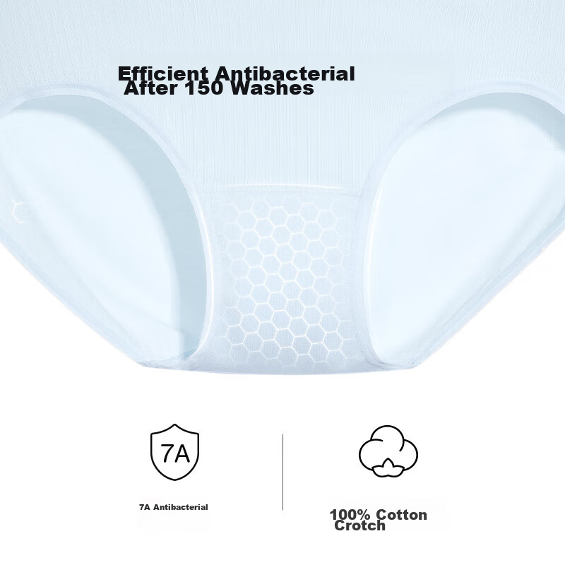 Ubras60S Modal Seamless Comfortable High-Elastic Low-Rise Triangle Panties for W...