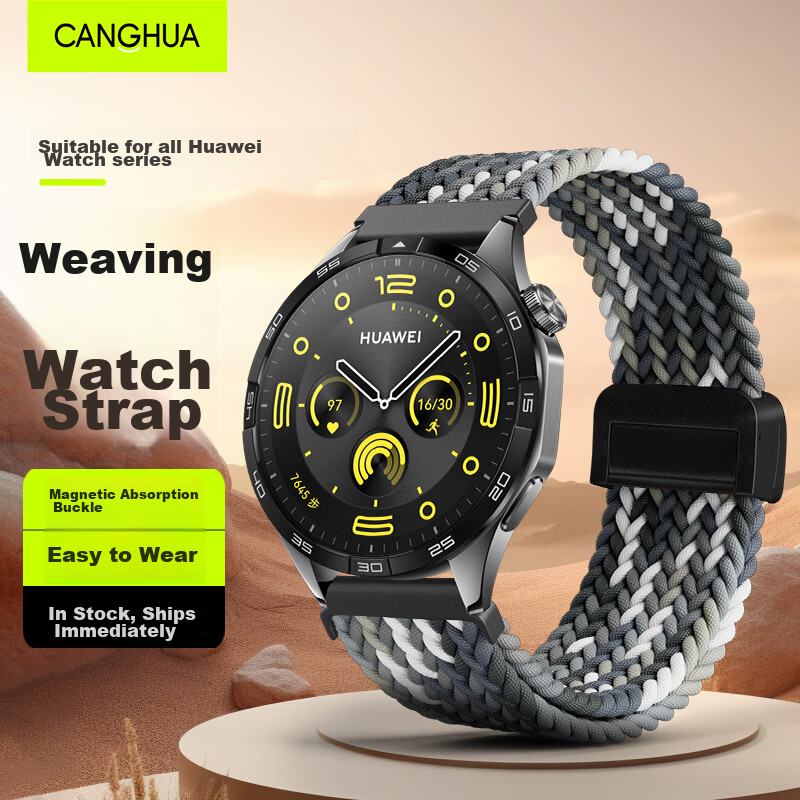 CangHua Compatible with Huawei Watch GT5 Strap, Huawei Watch 4/4Pro/3/GT4/GT5Pro...