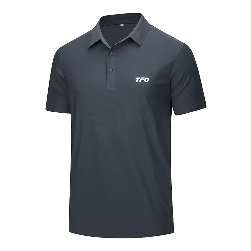 TFO Seamless Ice Silk Polo Shirt Comfortable Breathable Sports Top Short Sleeve...