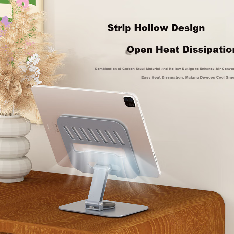 BZBC Tablet Stand iPad Desktop Phone Stand 360° Multi-functional Rotating Foldin...