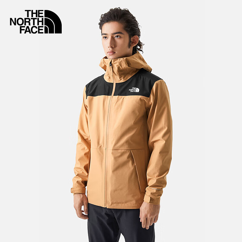 The North Face Men's Outdoor Comfortable Windproof Hard Shell Jacket 7QR5, Yello...