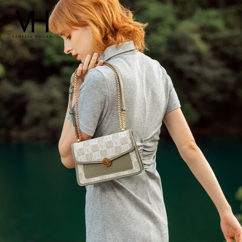 VANESSA HOGAN VH Handbag, Women's Luxury Square Bag, Ladies' Shoulder Chain Bag,...