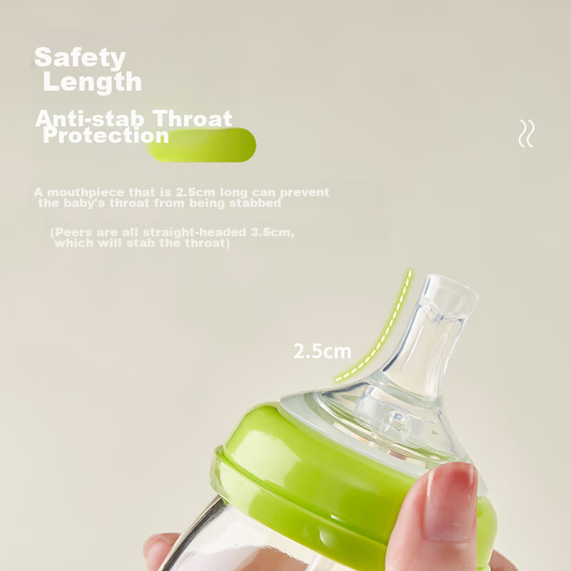 COOKSS Bottle Straw Accessory, Suitable for Pigeon Wide-Neck Bottles, Handle Nip...