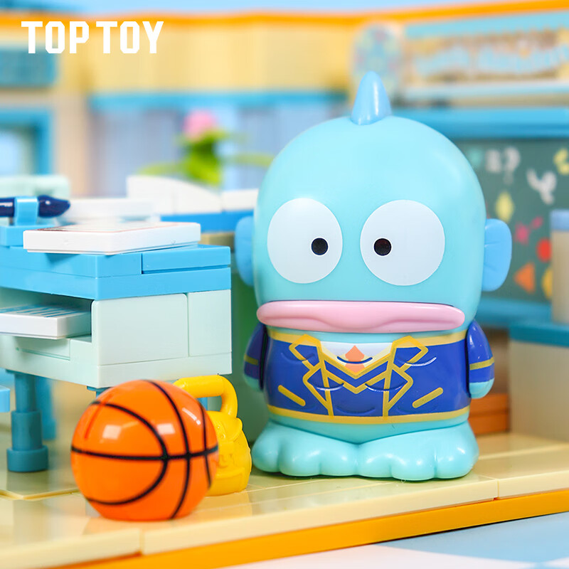 TOP TOY Sanrio Family Academy Series Assembly Building Blocks Pochacco Dog Badtz...