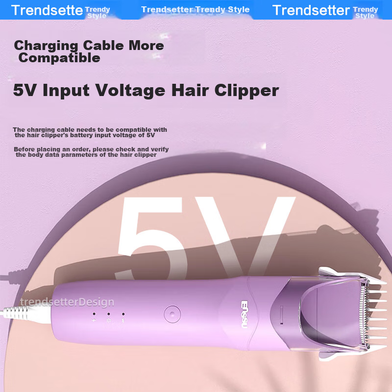 Trendsetter Compatible with Yingshu Baby Hair Clipper Charging Cable ES999 998 9...