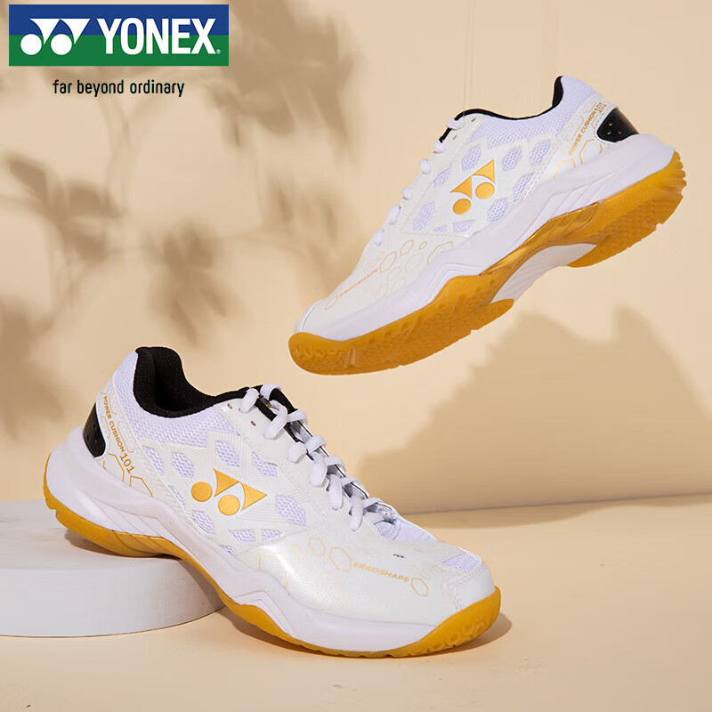 YONEX Badminton Shoes, Entry-Level Training, Shock-Absorbing Power Cushion, for...