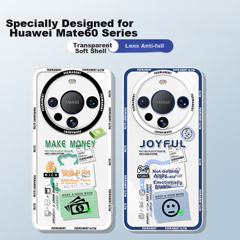XP Suitable for Huawei Mate60 Pro Phone Case, Full Lens Protection, Mate60 Pro+...