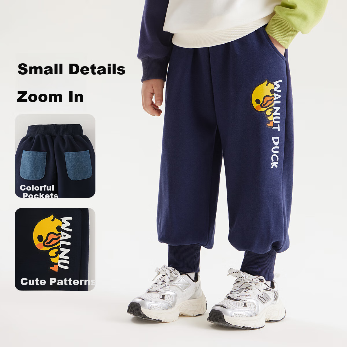 WALNUT DUCK Little Yellow Duck Children's Diapers 2025 Spring New Product Kids P...