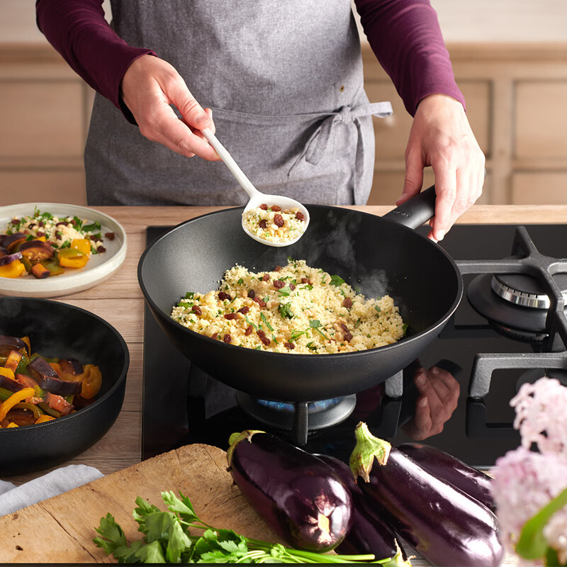 WOLL German Imported Non-stick Stir Fry Pan, Coating-free, Smoke-free, for Cooki...