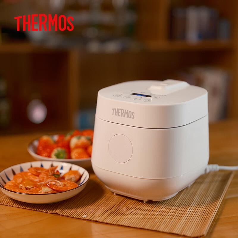 THERMOS [National Subsidy] Rice Cooker, Mini 1-2 Person, Low Power, Smart Timer,...