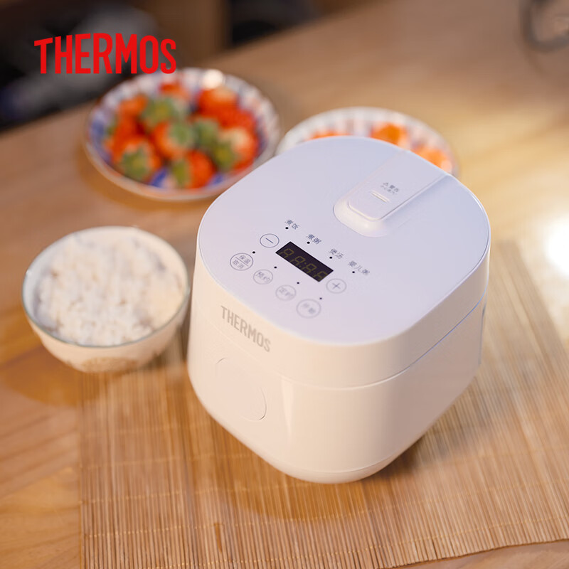 THERMOS [National Subsidy] Rice Cooker, Mini 1-2 Person, Low Power, Smart Timer,...