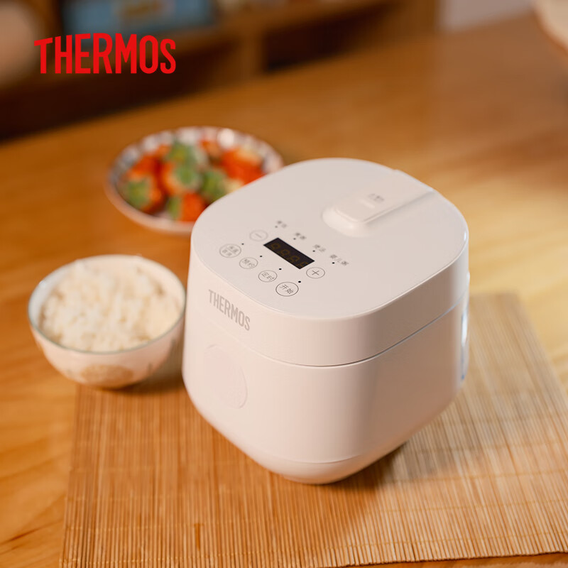THERMOS [National Subsidy] Rice Cooker, Mini 1-2 Person, Low Power, Smart Timer,...