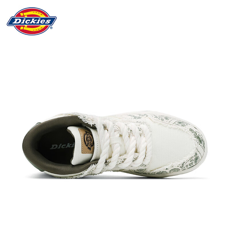 Dickies Men's Casual Shoes, Summer Breathable Trendy Versatile Sneakers, White P...