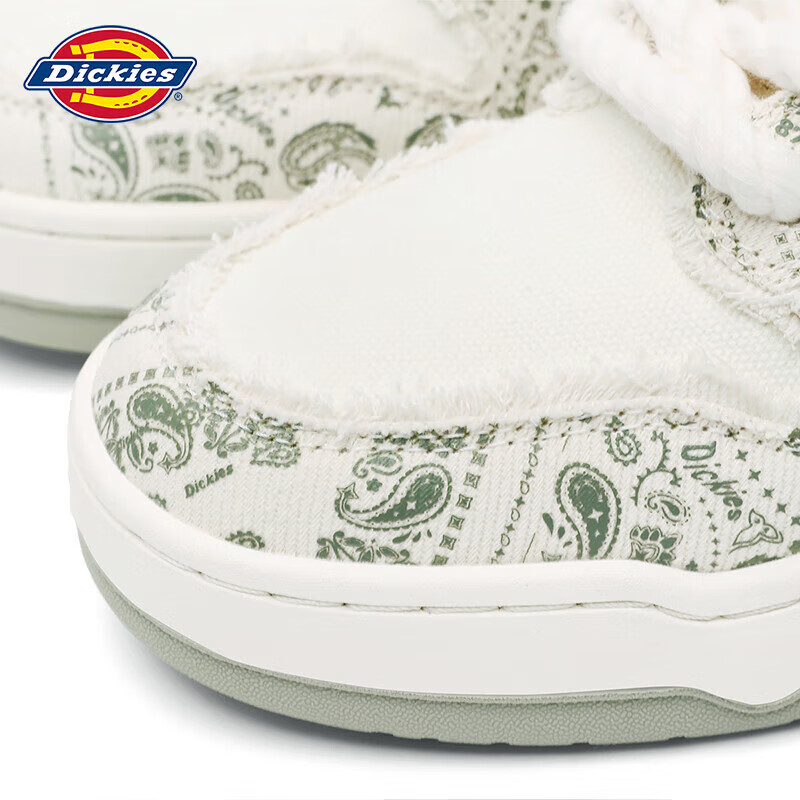 Dickies Men's Casual Shoes, Summer Breathable Trendy Versatile Sneakers, White P...