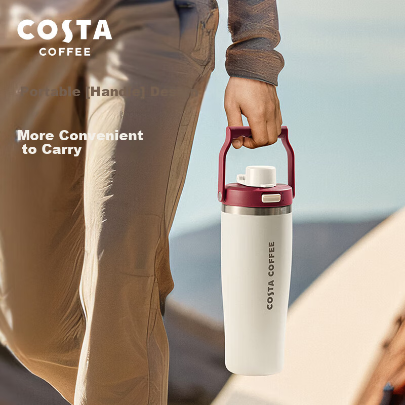 COSTA Kingstar Insulated Cup Large Capacity Tea Cup Children's Water Cup Straw C...